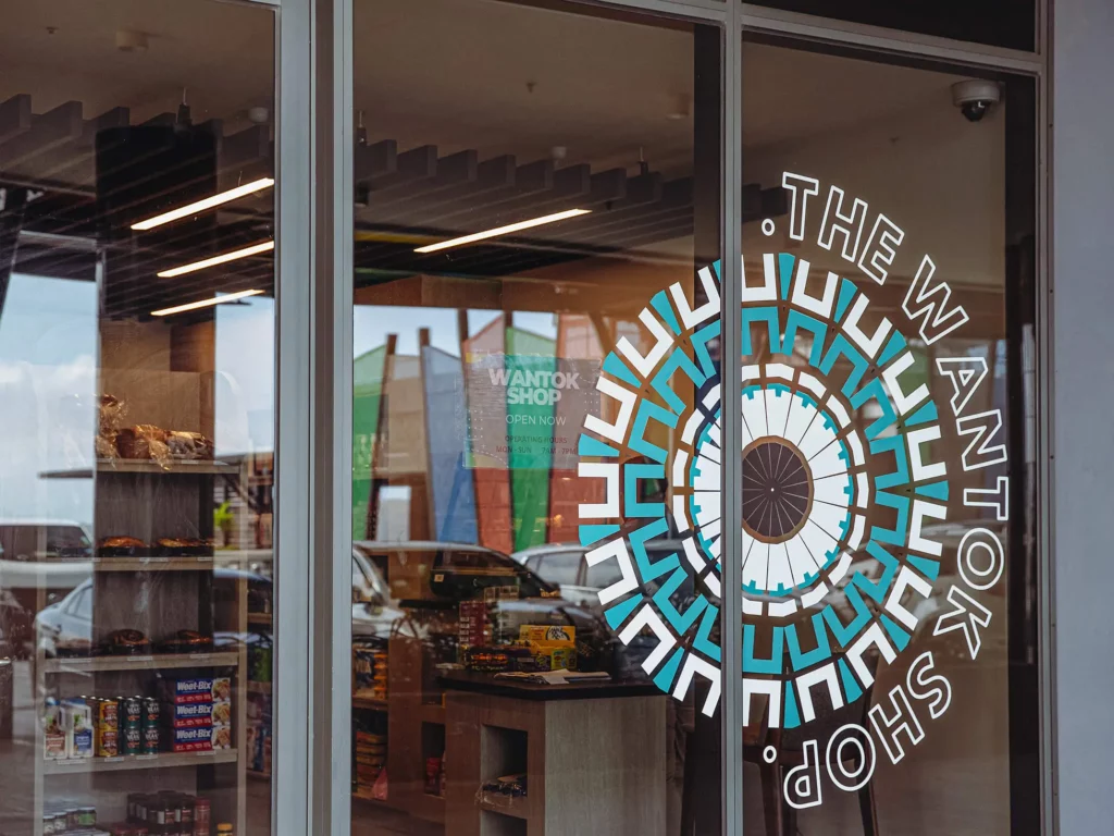 Image of Wantok Shop window decal